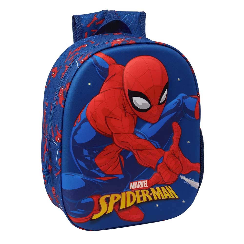 MOCHILA SPIDERMAN 3D C/LEDS