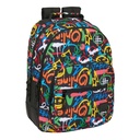 MOCHILA DOB.GRAFFITI COLORS