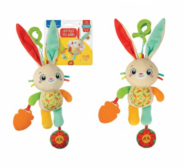 CONEJITO PELUCHE C/PINZA