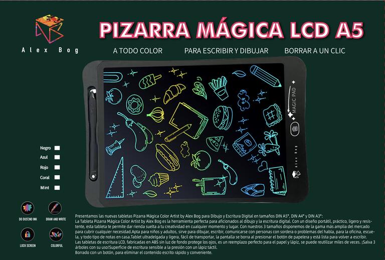 PIZARRA MAGICA LDC A4 3 COL.