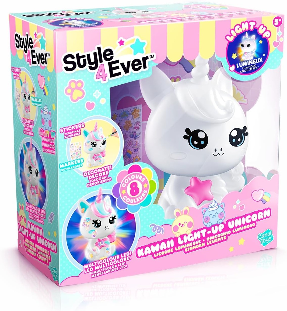UNICORNIO DIY KAWAII C/LUZ
