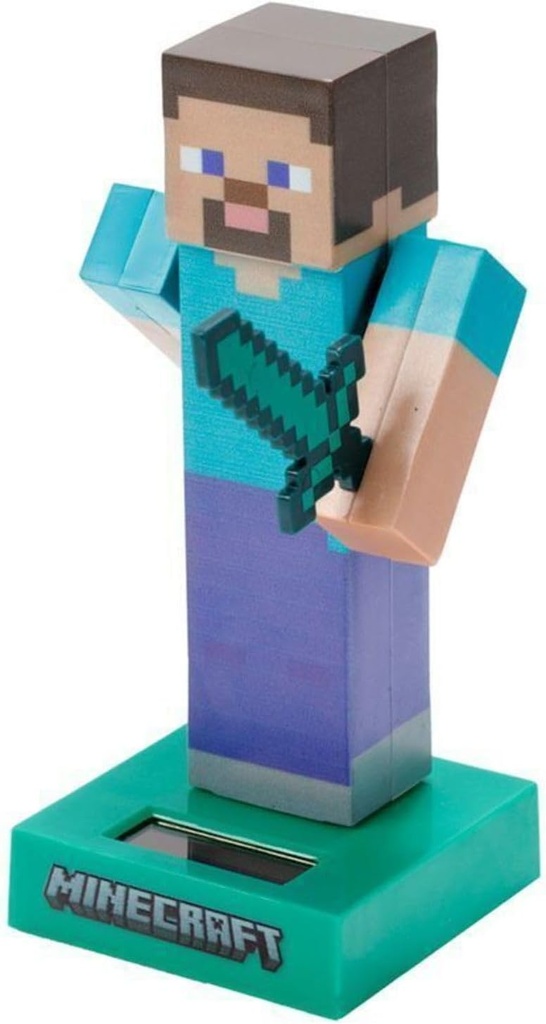MUÑECO SOLAR STEVE MINECRAFT