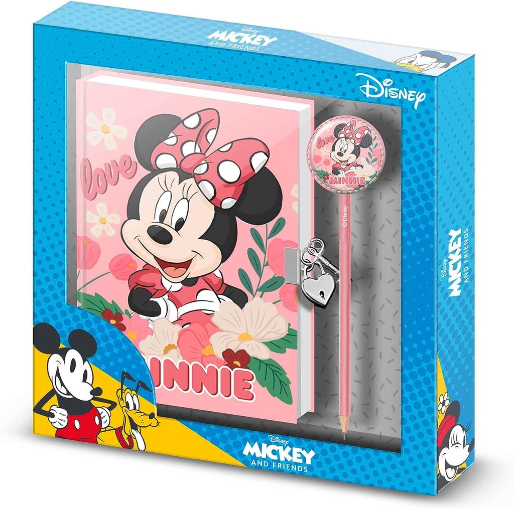 DIARIO+BOLI MINNIE GARDEN