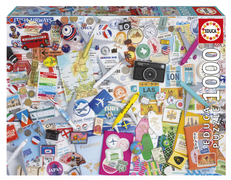 PUZ.1000 COLLAGE DE VIAJES