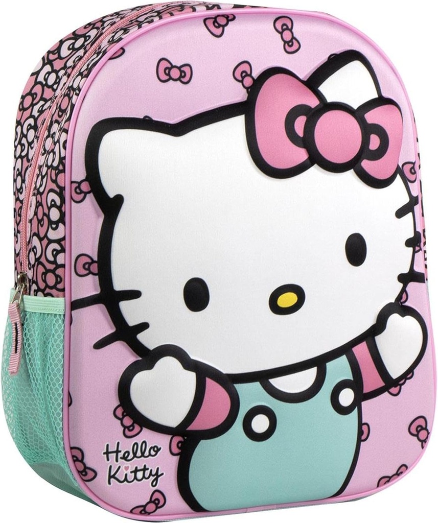 MOCHILA INF.3D HELLO KITTY