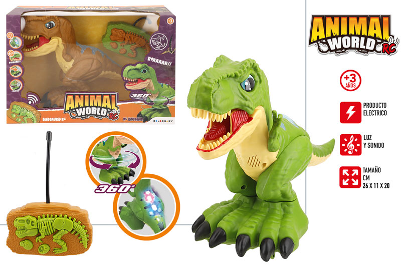DINOSAURIO R/C. LUZ/SON.