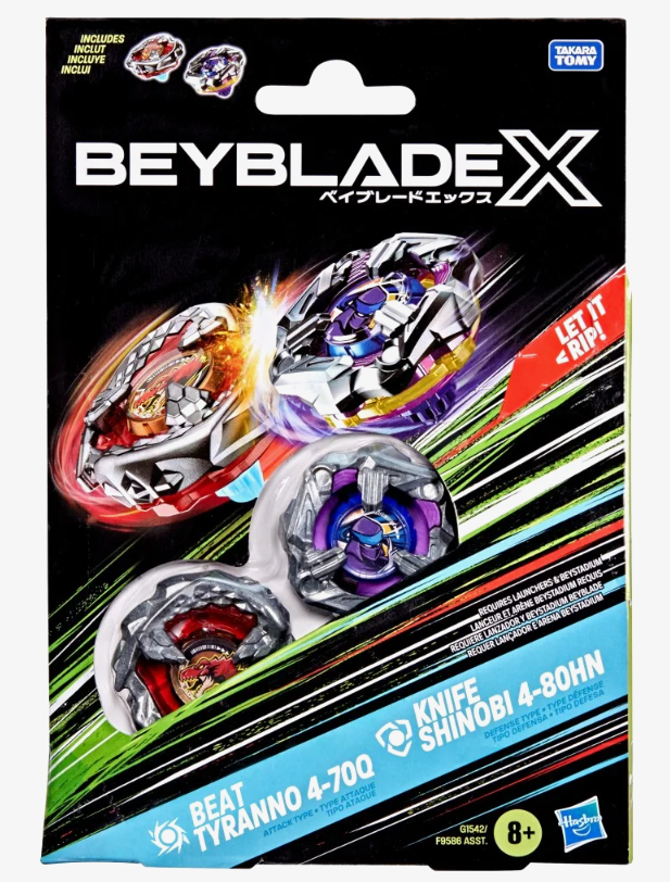 BEYBLADE X BEAT TYR.+KNIFE SH.