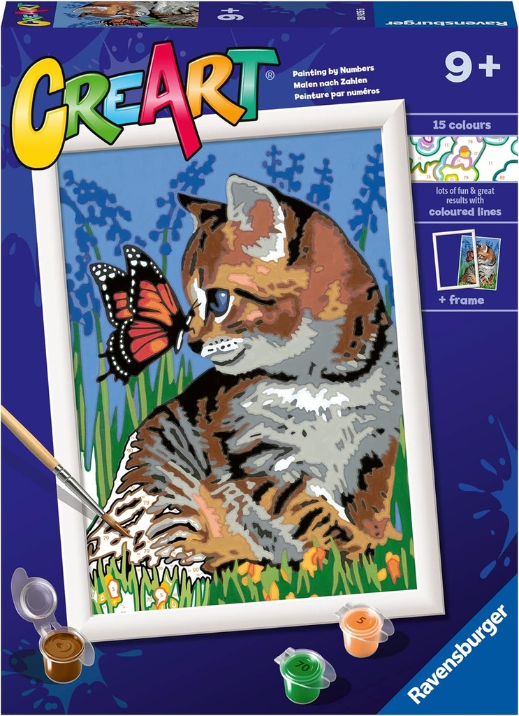 CREART GATITO Y MARIPOSA