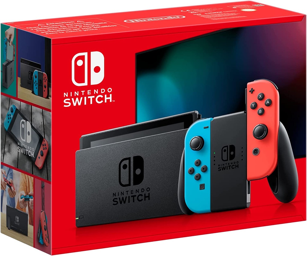 NINTENDO SWITCH AZUL/ROJO NEON