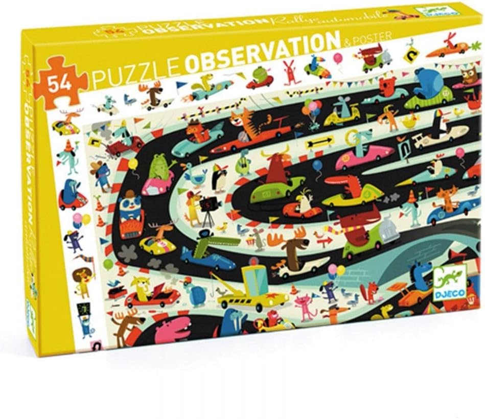 PUZZLE OBSERVACION RALLY COCHE