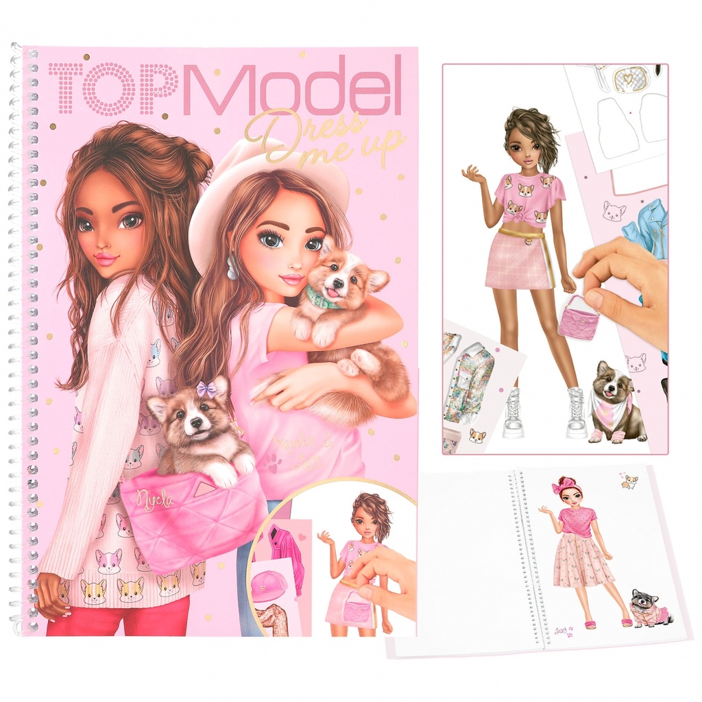 CUADERNO DRESS ME UP CORGI TOP MODEL