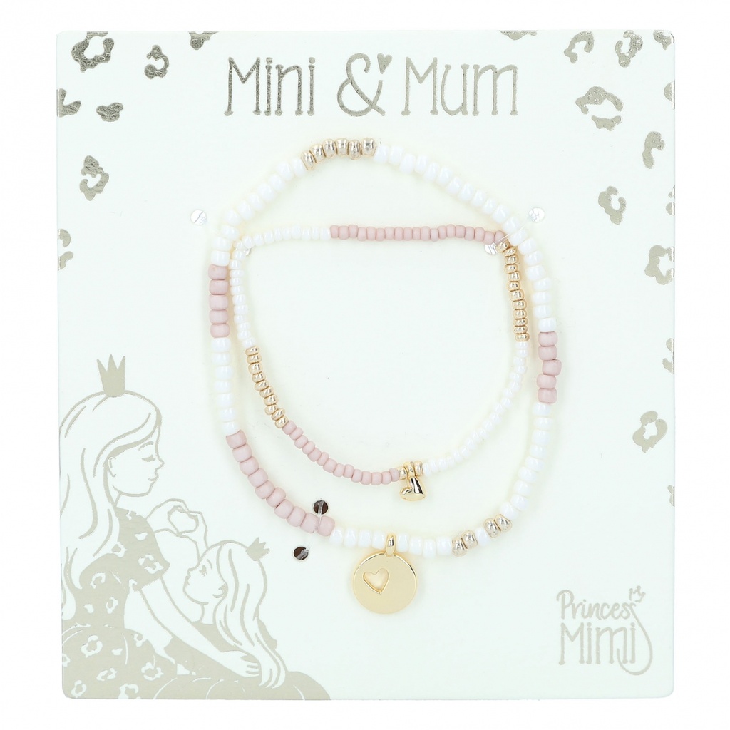 SET PULSERAS MINI & MUM PRINCESS MIMI