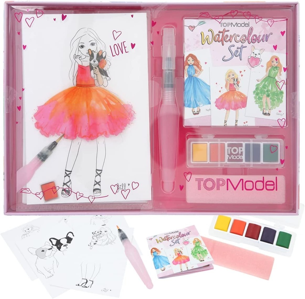 SET ACUARELAS TOP MODEL