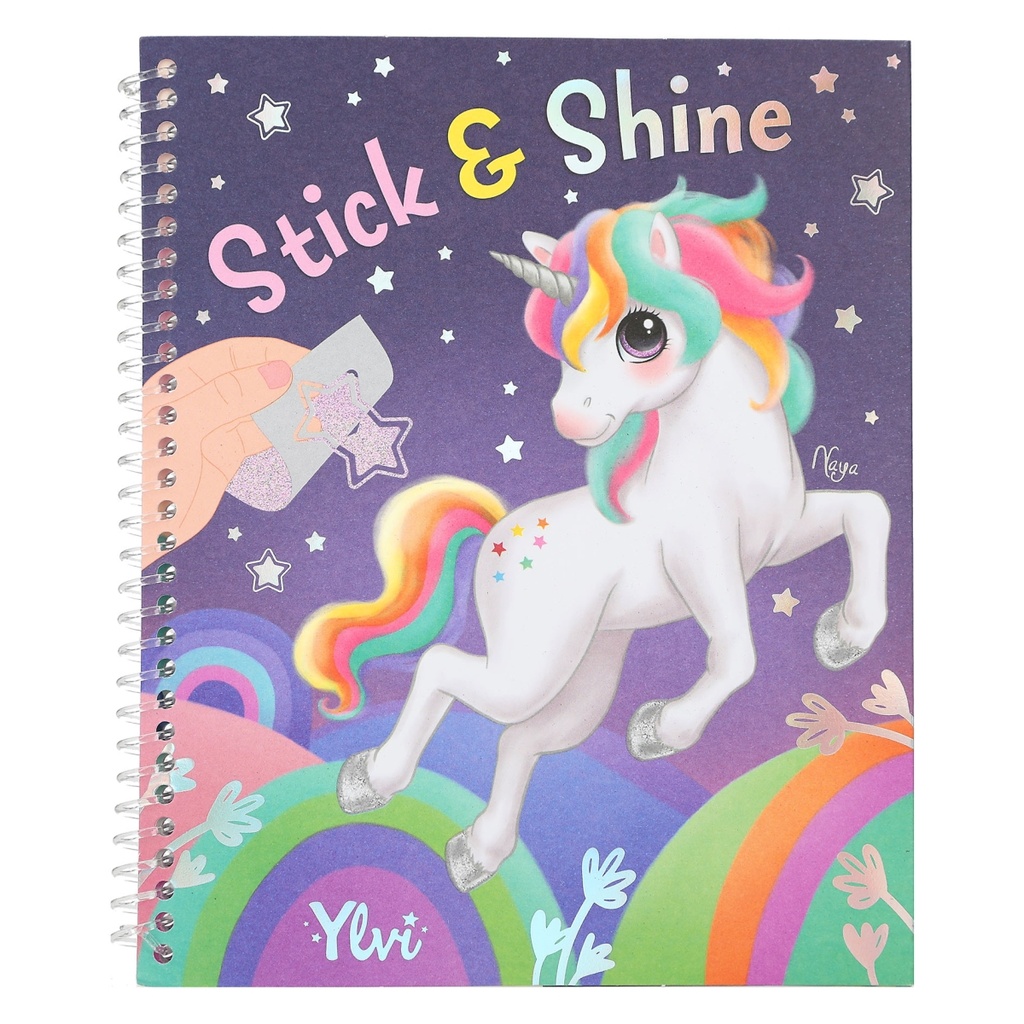LIBRO COLOREAR STICK & SHINE YLVI