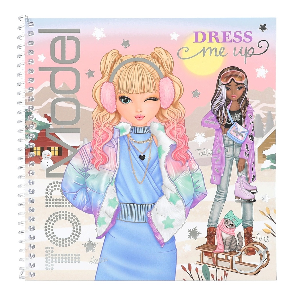 CUADERNO C/CALCOMANIAS TOP MODEL