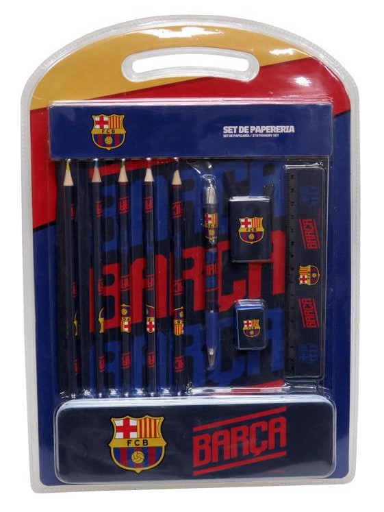 SET PAPELERIA F.C.B.ESTUCHE M.