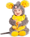DISFRAZ BEBE RATON 7-12 M.