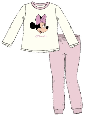 PIJAMA MINNIE BLANCO T.6