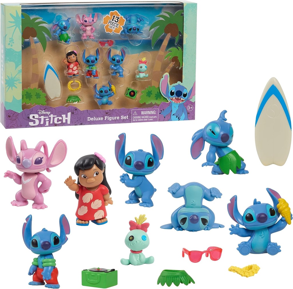 STITCH SET 13 FIGURAS+ACCES.