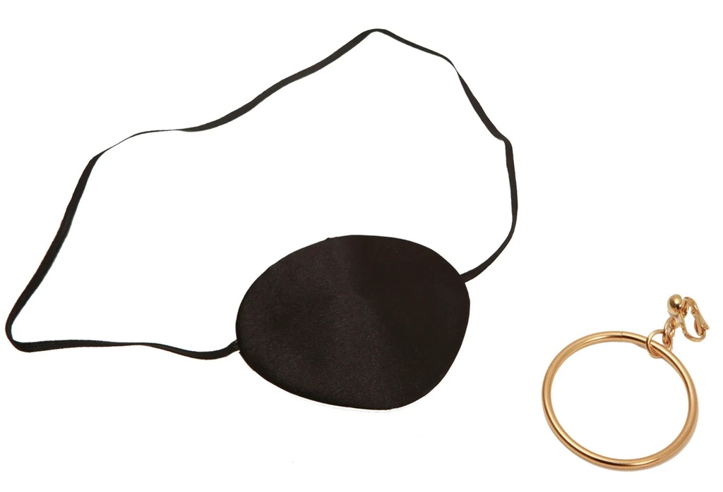 PARCHE PIRATA C/PENDIENTE