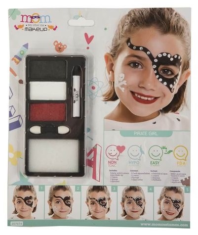 KIT MAQUILLAJE PIRATA NIÑA
