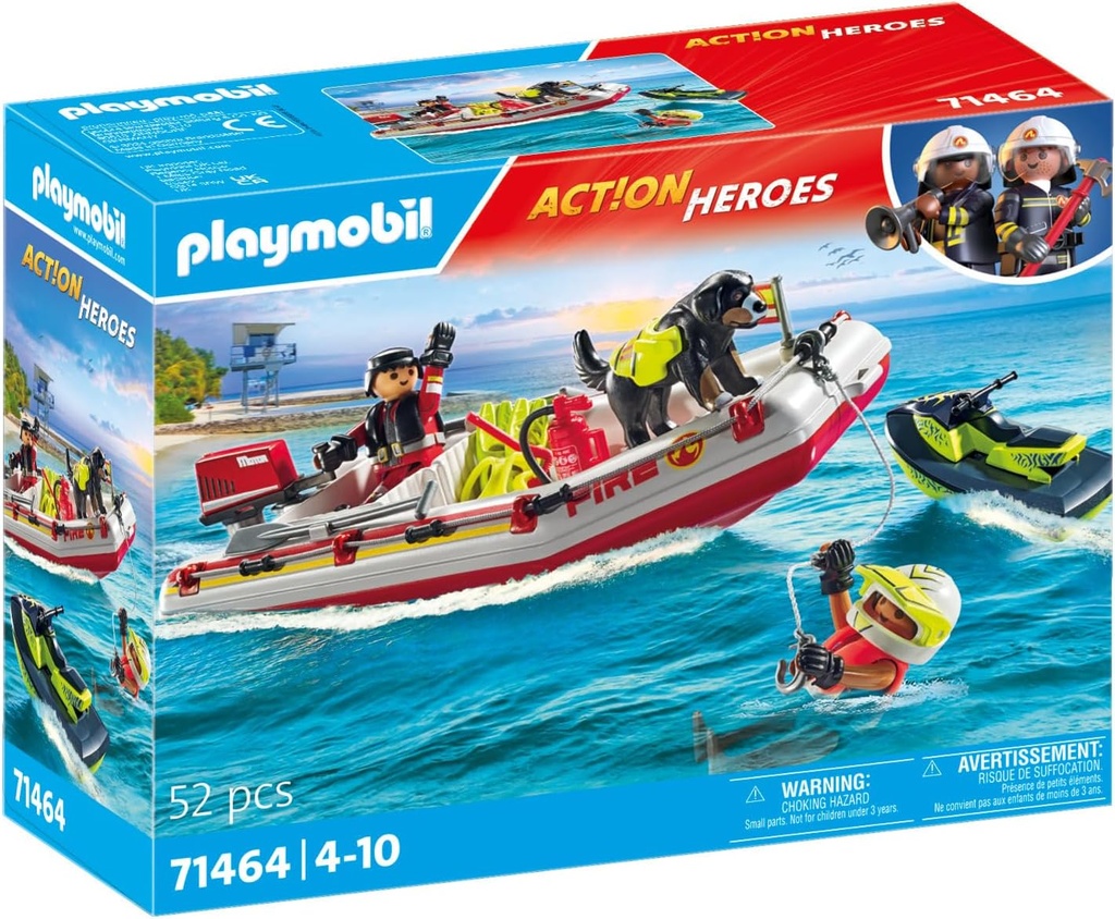 BOTE BOMBEROS C/MOTO AGUA