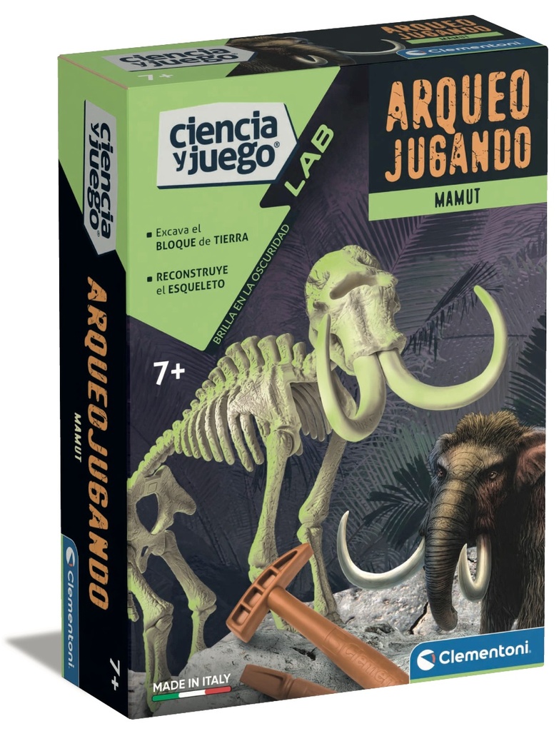 ARQUEOJUGANDO MAMUT FLUORESC.