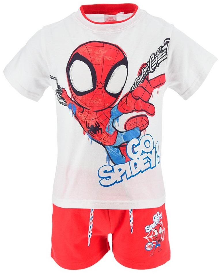 CONJUNTO SPIDEY BLANCO T.2