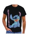 CAMISETA M/C.LILO NEGRA T.L