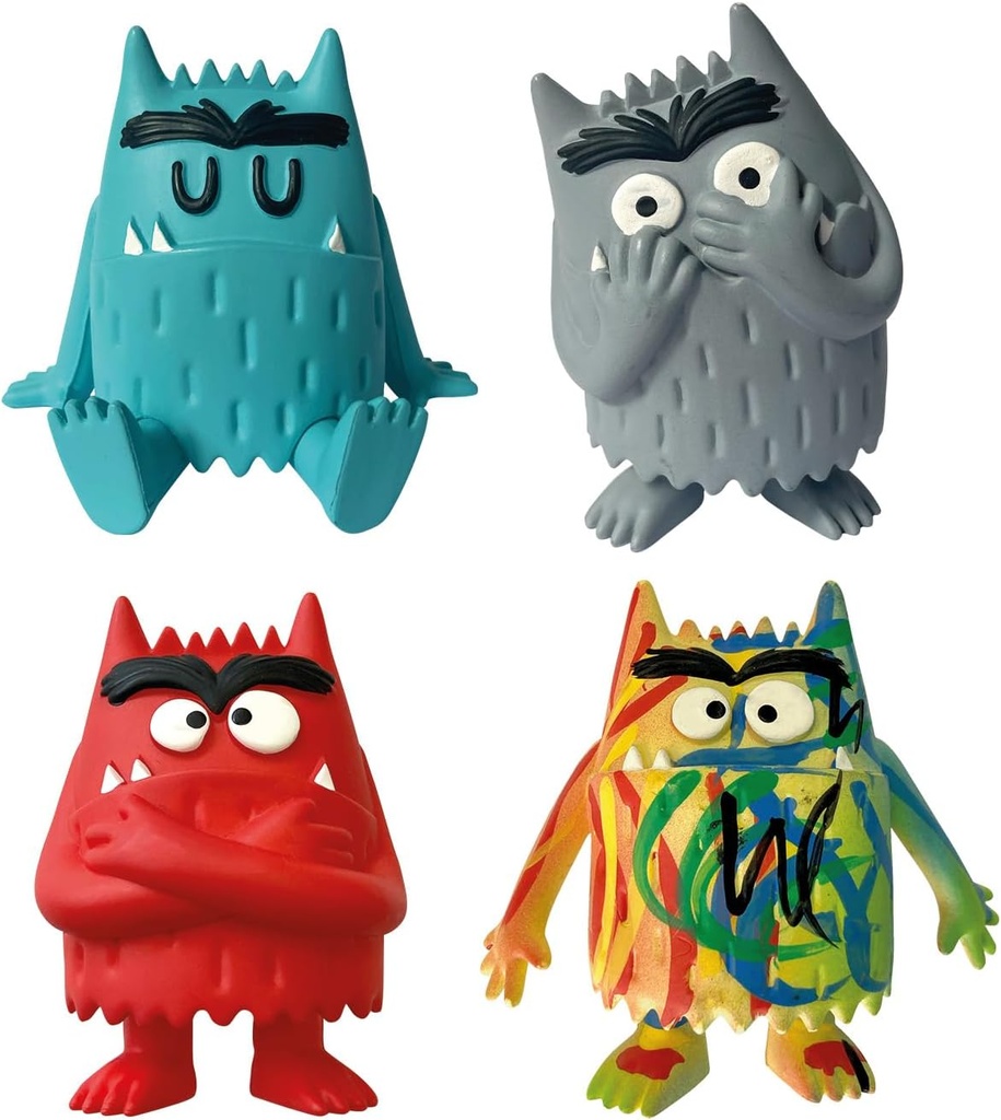 MONSTRUO COLORES SET 4 FIG.