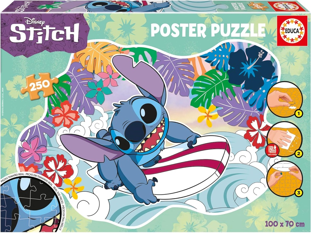 PUZ. 250 STITCH POSTER