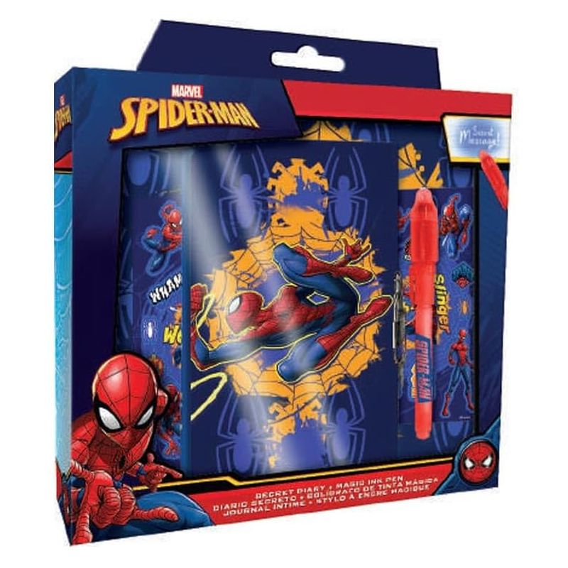 DIARIO C/BOLI MAGICO SPIDERMAN