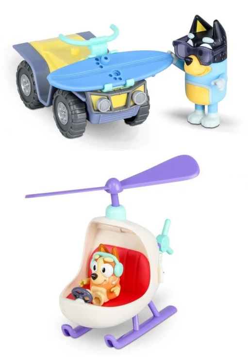 BLUEY VEHICULO C/FIGURA 2 SURT.