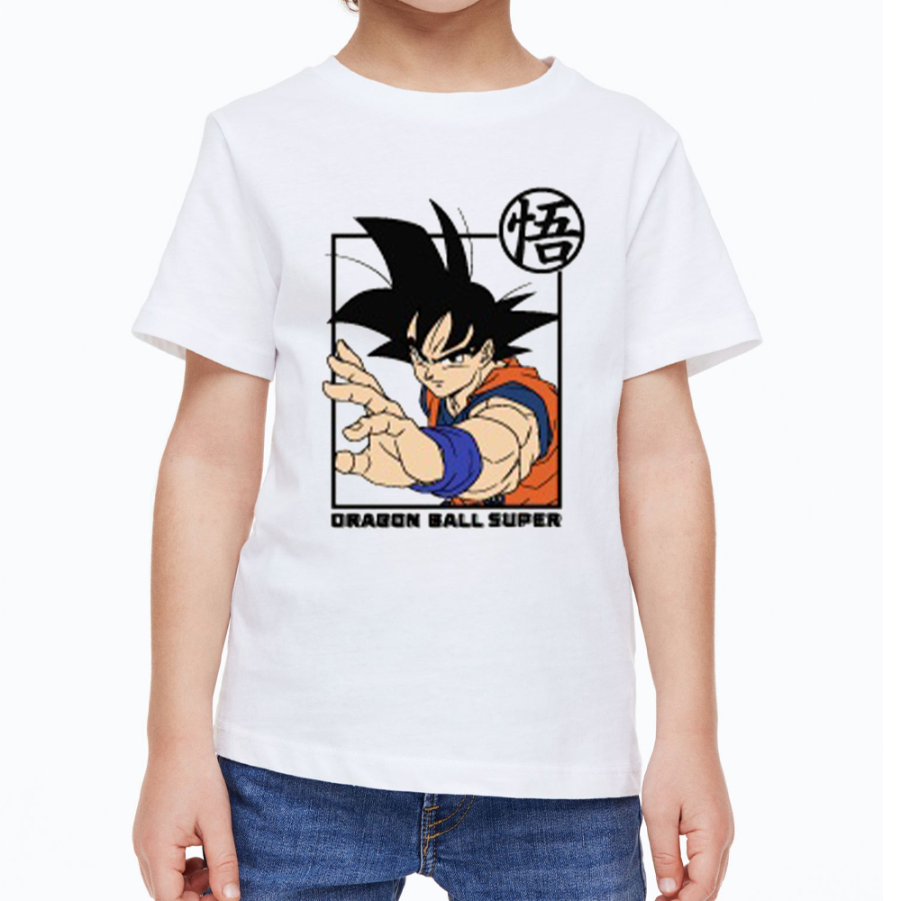 CAMISETA DRAGON BALL BLANCA T4