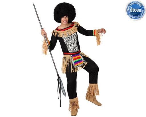 [01815302] DISFRAZ ZULU HOMBRE T.XL