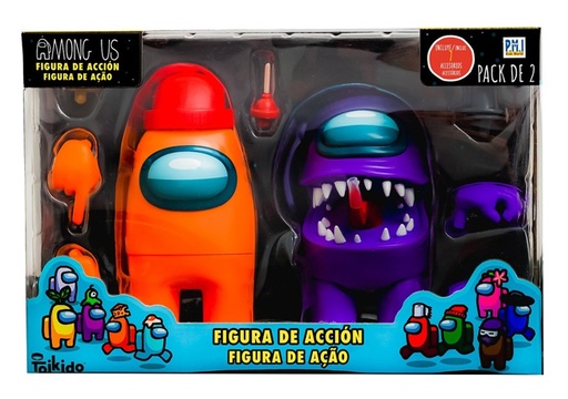[03503506] AMONG US-FIG.ACCION PACK 2