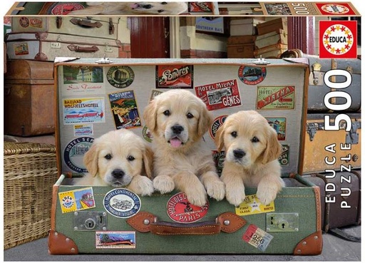 [04017645] PUZ. 500 CACHORROS EQUIPAJE