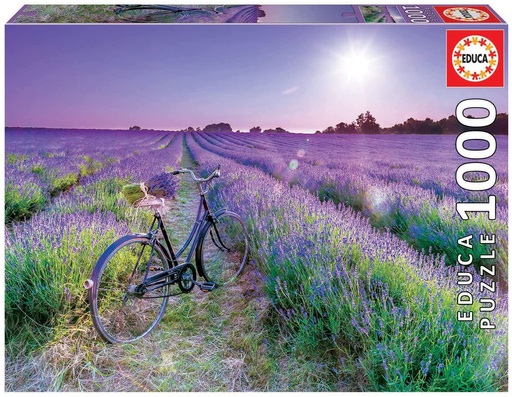 [04019255] PUZ.1000 BICICLETA CAMPO LAVANDA