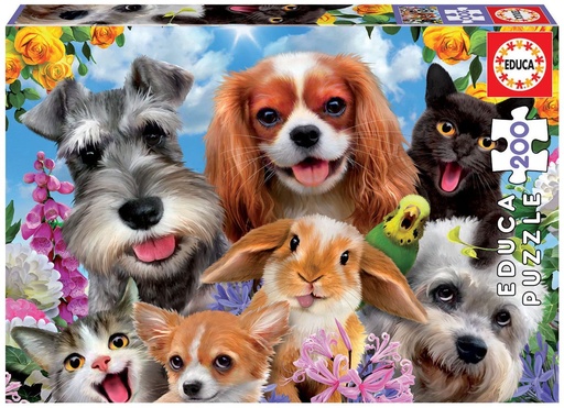 [04019293] PUZ. 200 SELFIE MASCOTAS