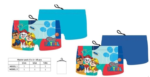 [06320497] BAÑADOR BOXER PAW PATROL 3-8