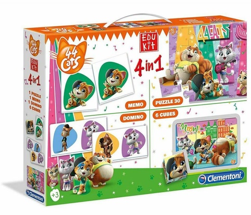 [06618047] EDUKIT 4 EN 1 - 44 GATOS