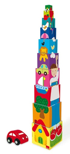 [09555202] CUBOS APILABLES COCHE MAD.