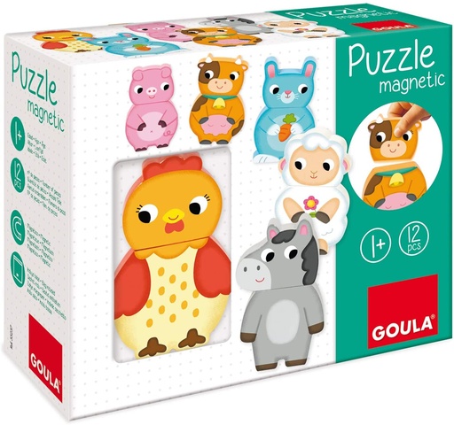 [09555245] PUZZLE MAGNETICO GRANJA