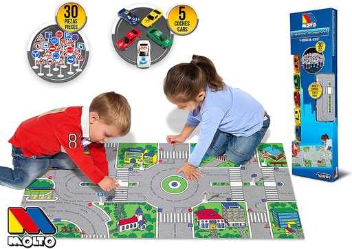 [26510651] TAPIZ CIUDAD+5 COCHES