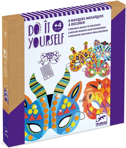 [36237900] MASCARAS DECO ANIMALES SELVA - DIY