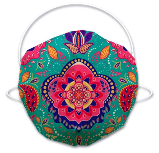 [41201843] MASCARILLA FLORAL COLORES T3