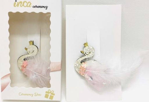 [45344238] CLIP CABELLO CISNE EN CAJA