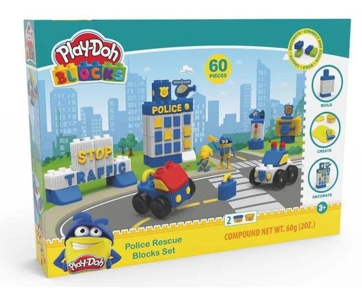 [48303404] BLOQUES COCHE POLICIA PLAYDOH