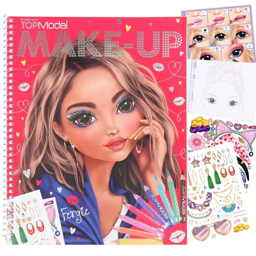 [50210728] LIBRO COLOREAR MAKE-UP TOP MODEL