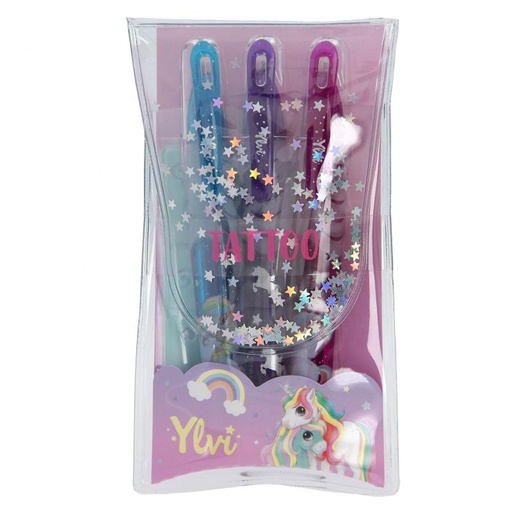 [50211713] BOLIGRAFOS GEL PURPURINA PARA TATTOOS